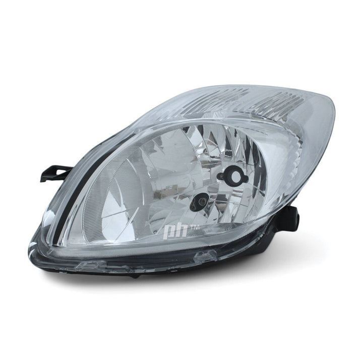 Headlights PAIR fits Toyota Yaris Hatch 08/2008 - 08/2011