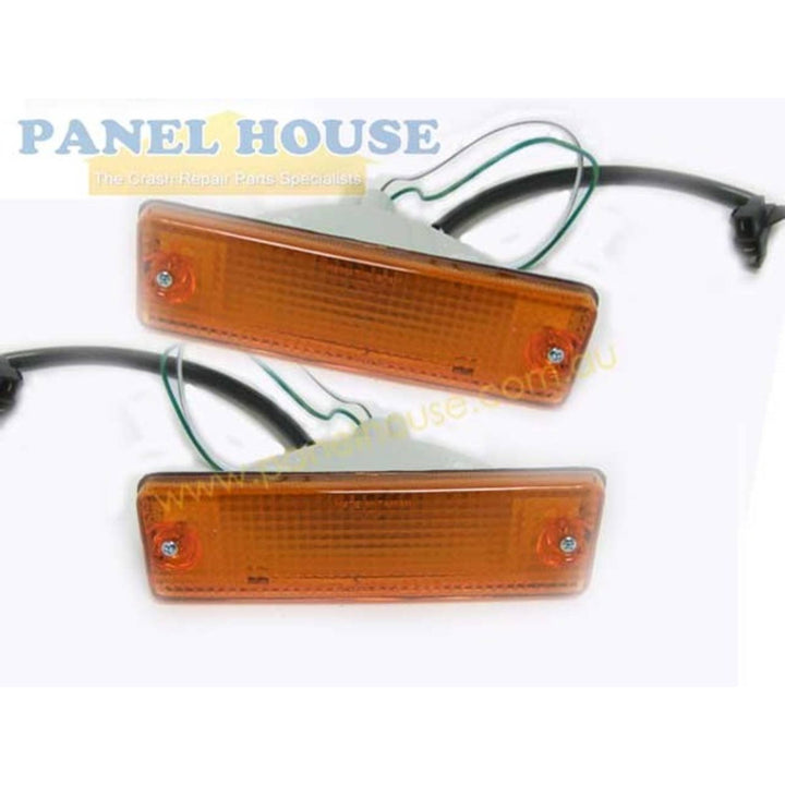 Bar Blinker Indicator Lights PAIR fits Ford Courier PC Ute 1985 - 1996