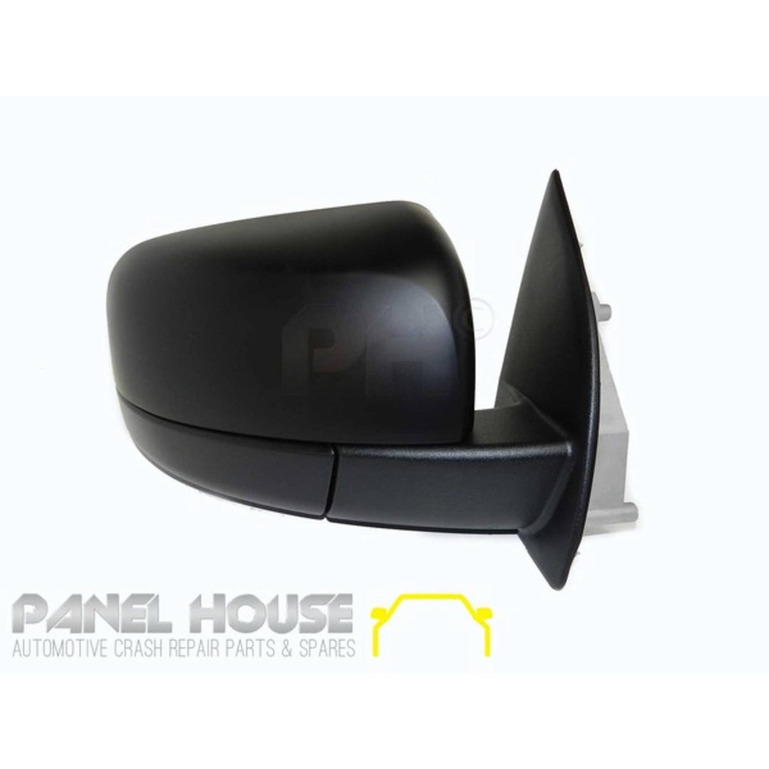Door Mirrors PAIR Black Electric fits Ford Ranger PX Ute 2011-2015