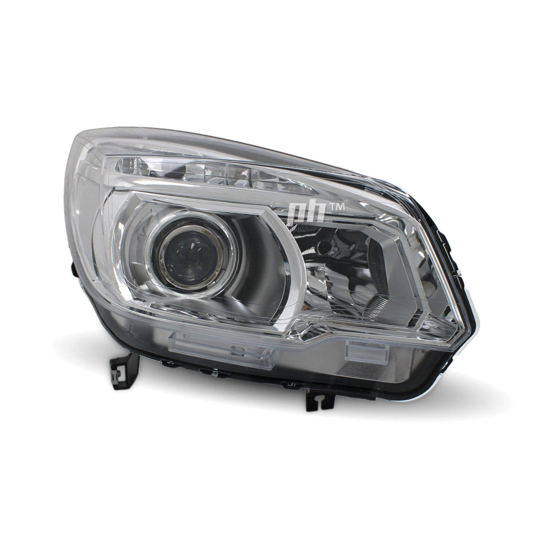 Headlight PAIR Chrome Projector ADR fits Holden Colorado RG LTZ 2012 - 2016