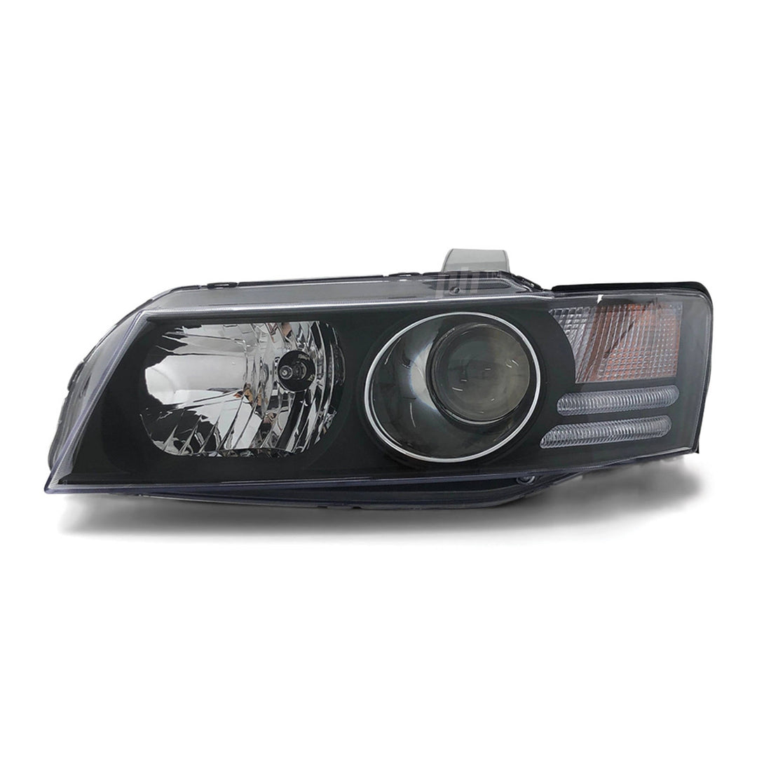 Headlights Black Projector PAIR fits Holden Commodore VZ SS Calais HSV 2004 - 2006