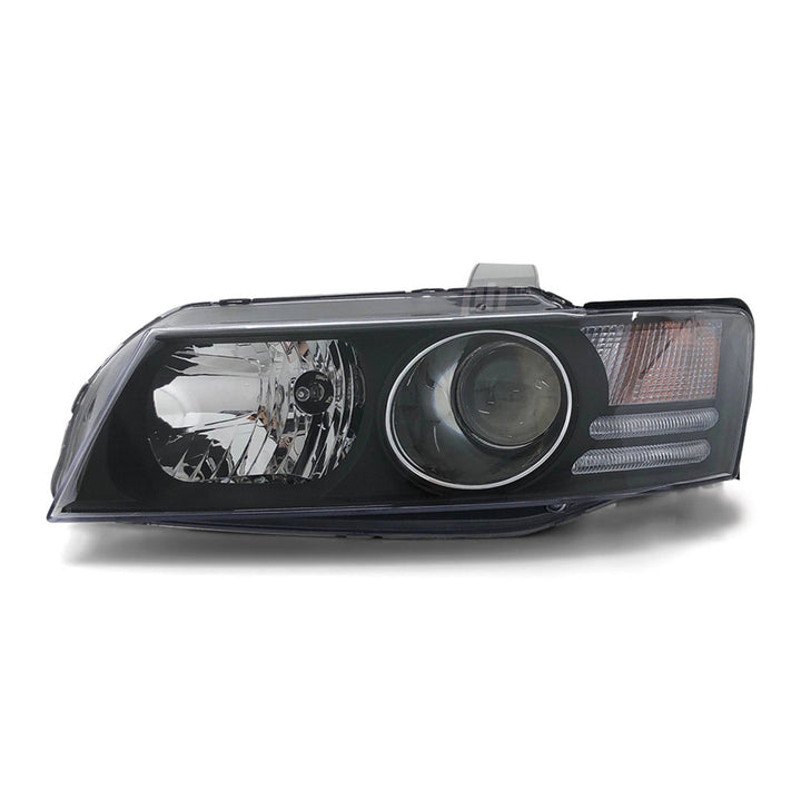 Headlights Black Projector PAIR fits Holden Commodore VZ SS Calais HSV 2004 - 2006