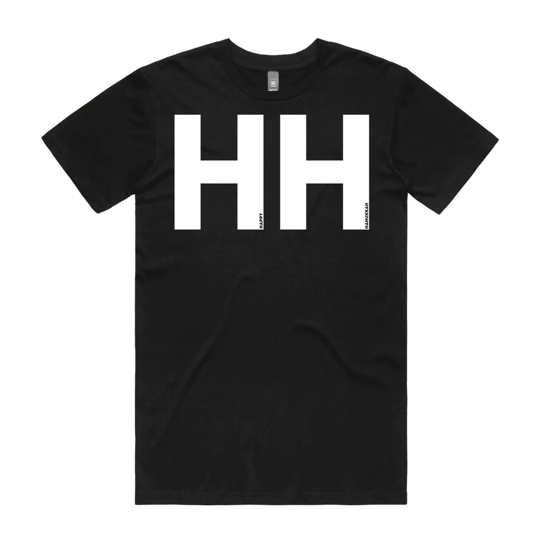 Black front flat lay