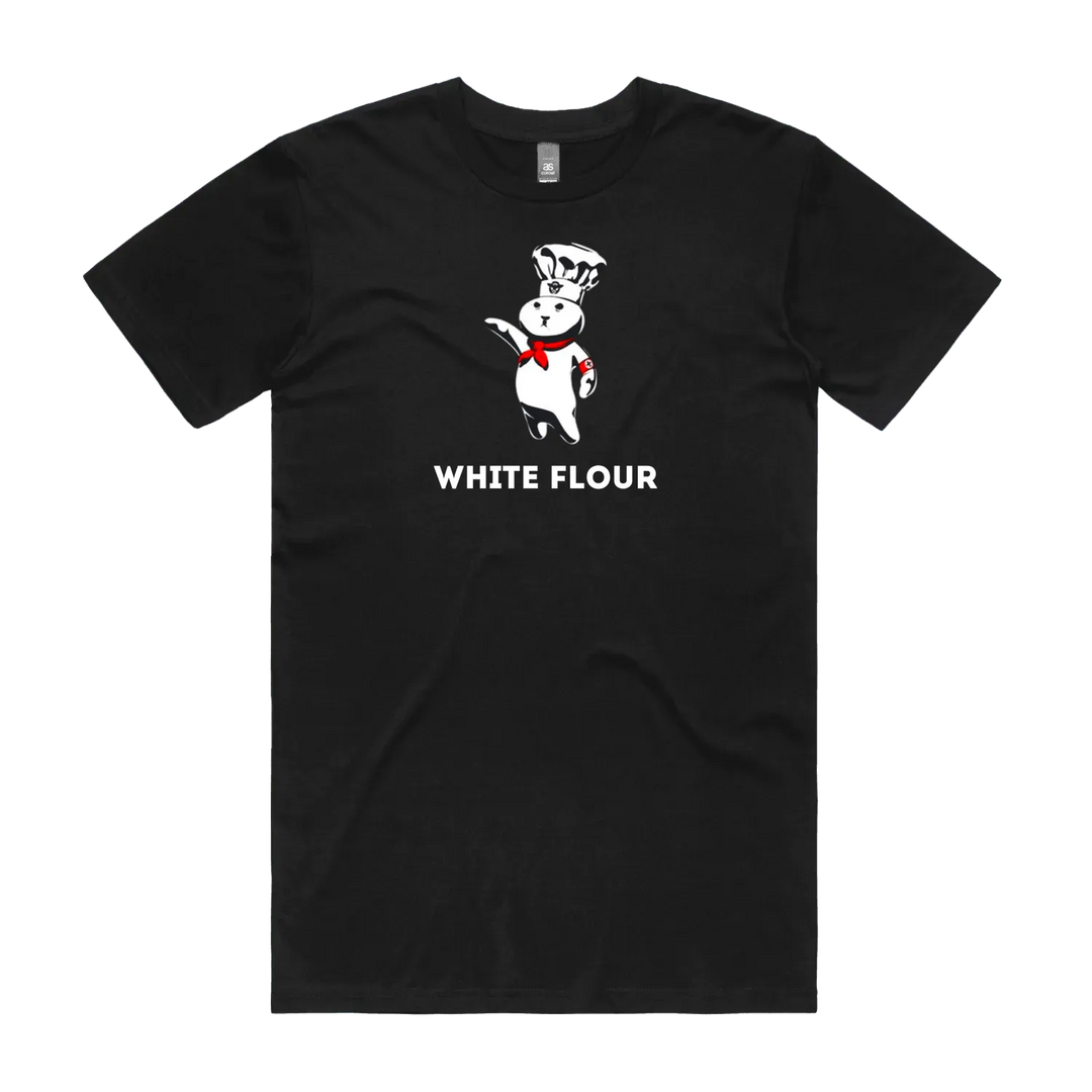 Black front flat lay