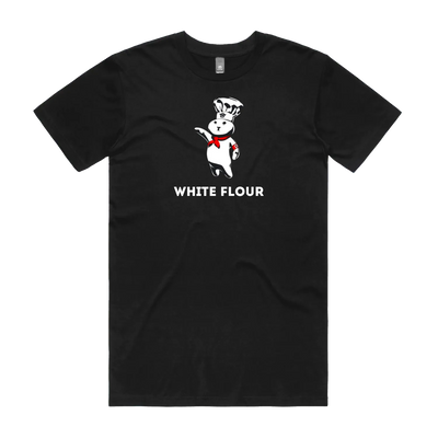 Black front flat lay