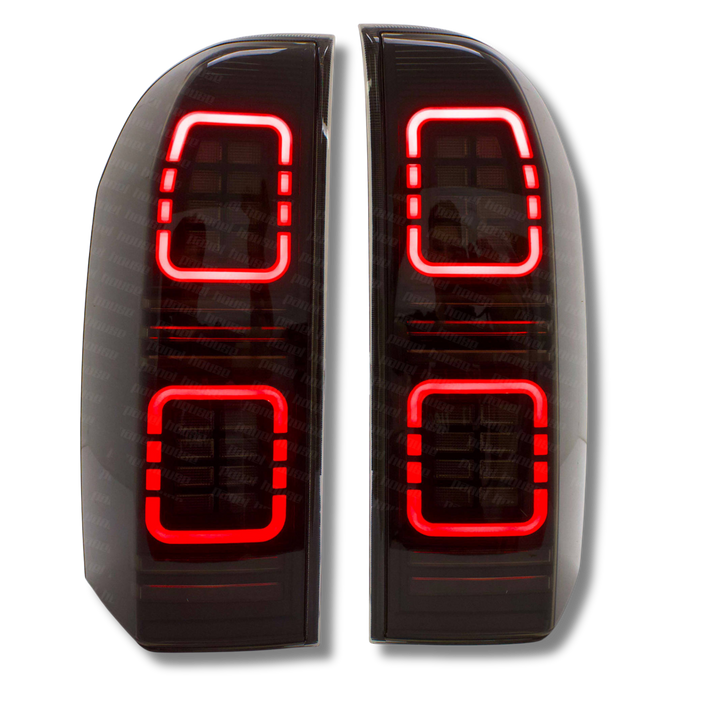 Black Tail Lights Full LED Fits Nissan Patrol GU Y61 2004-2013 Wagon