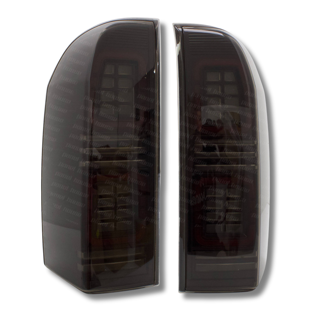 Black Tail Lights Full LED Fits Nissan Patrol GU Y61 2004-2013 Wagon