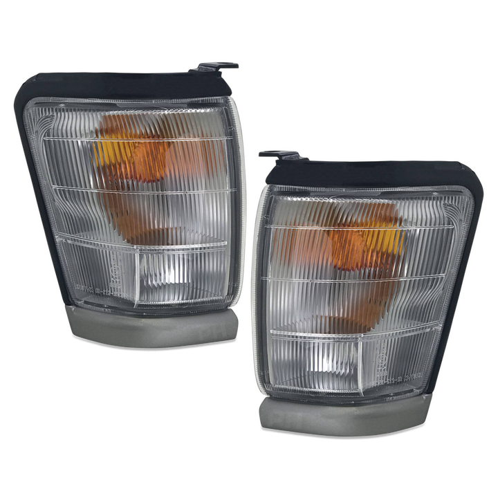 Corner Indicator Park Lights PAIR Grey Fits Toyota Hilux 4WD 1997 - 2001