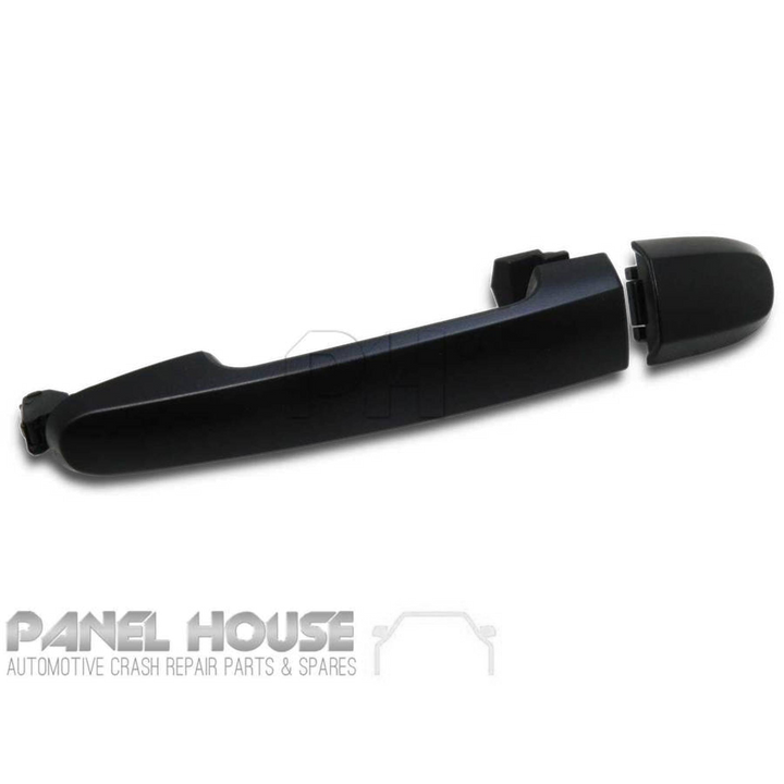Door Handle LEFT Front Outer Black NO KEYHOLE Fits Toyota HILUX 11-14 Ute