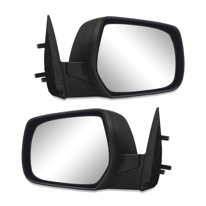 Door Mirror Black Manual Pair RH & LH fits Mazda BT50 06-11 & fits Ford Ranger PJ PK 06-11