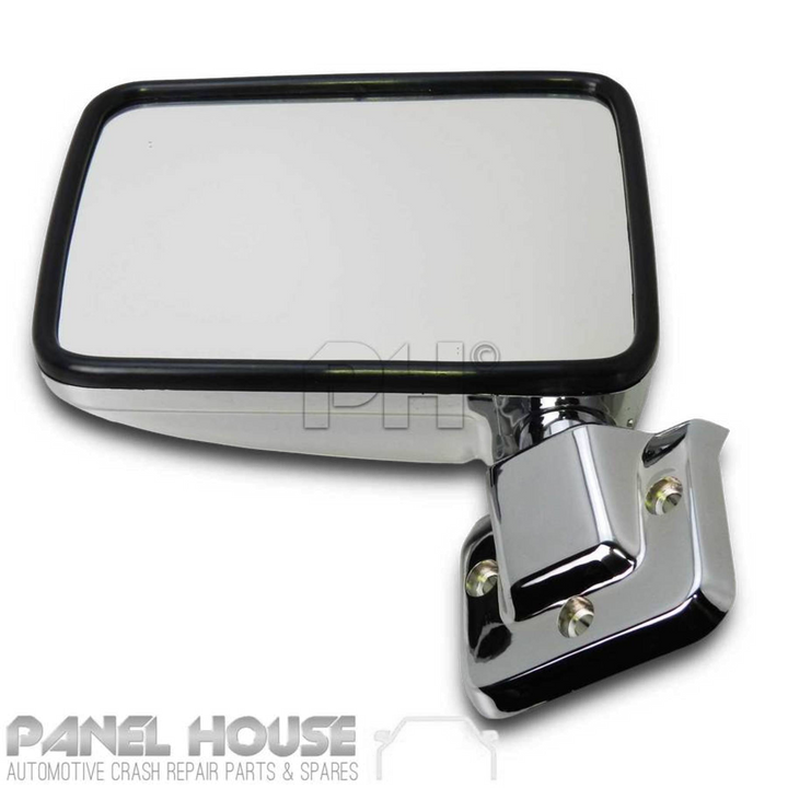 Door Mirror LEFT CHROME Skin Mount Type fits Mitsubishi Triton 86-96 ME-MJ
