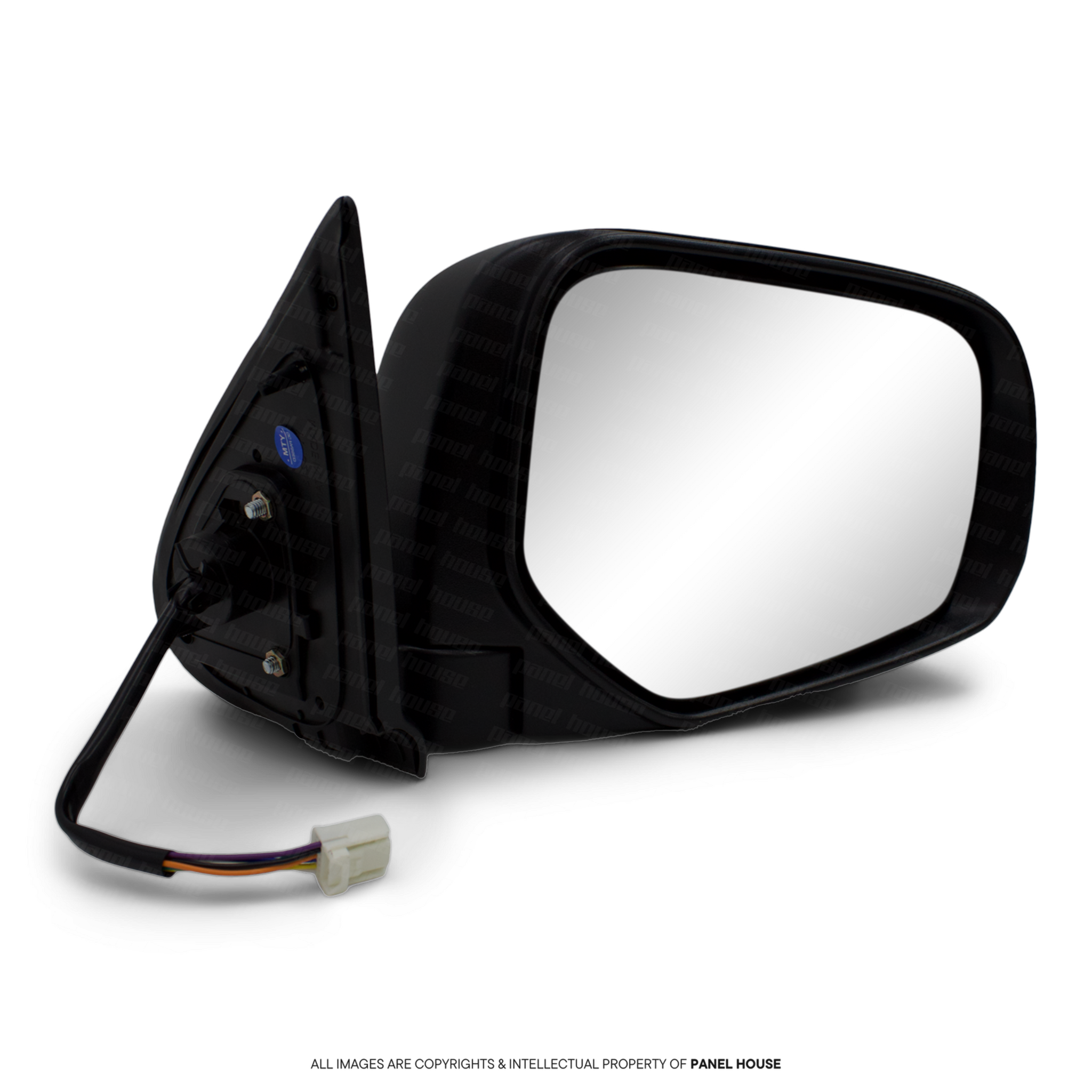 Door Mirror RIGHT Black with Autofold & Indicator Fits Mitsubishi Trit