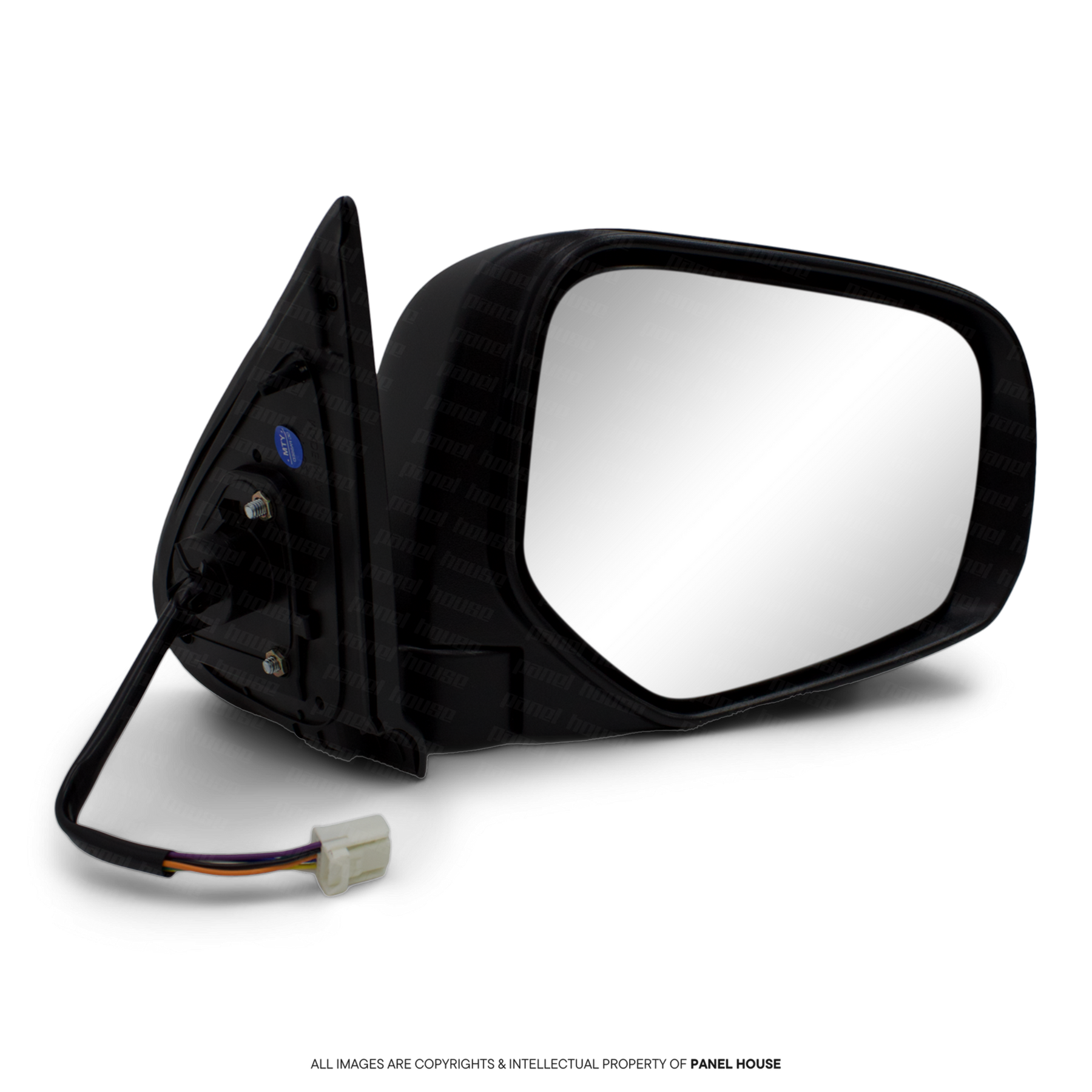Door Mirror RIGHT Black with Autofold & Indicator Fits Mitsubishi Trit