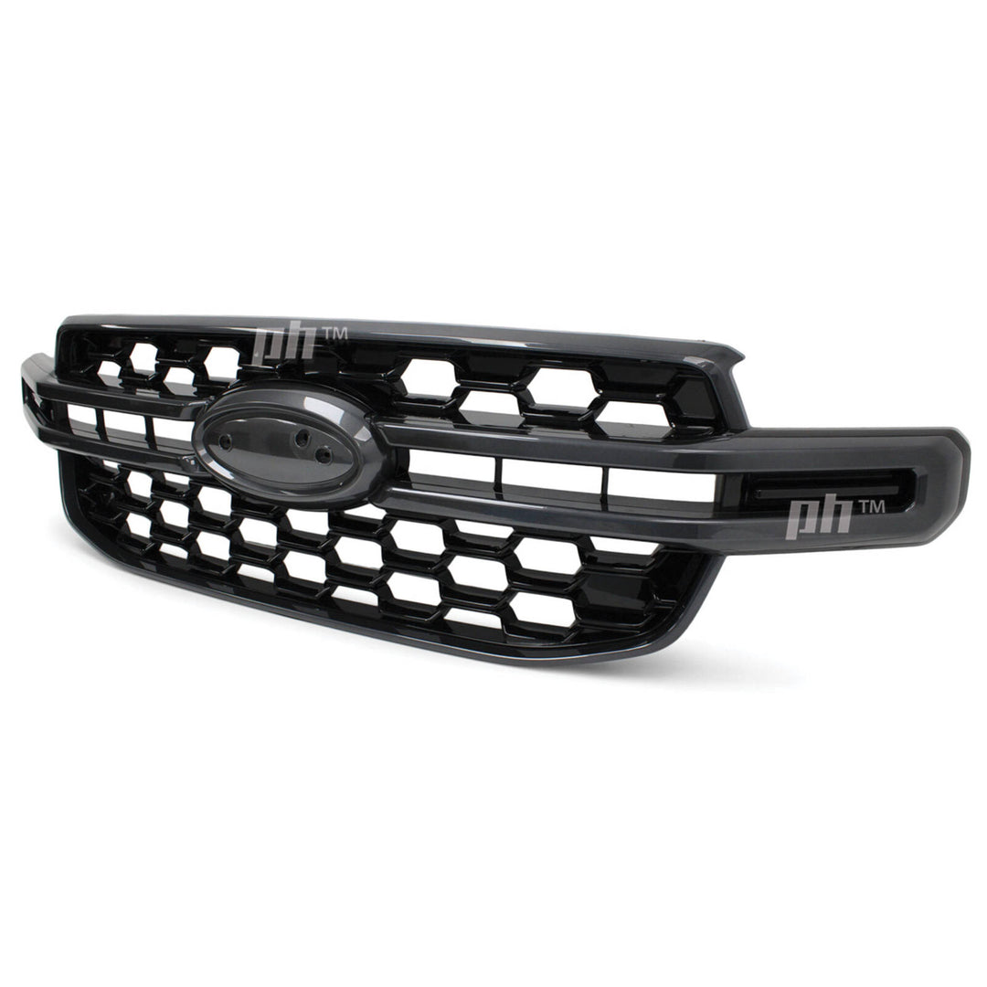 Gloss Black & Grey Grill fits Ford Everest NEXT GEN 2022- Sport Ambiente Trend