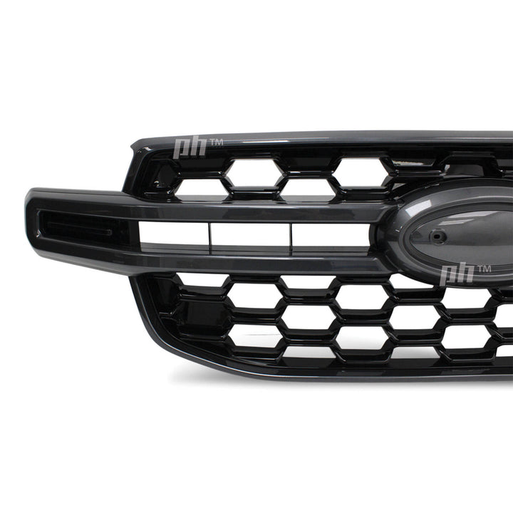 Gloss Black & Grey Grill fits Ford Everest NEXT GEN 2022- Sport Ambiente Trend