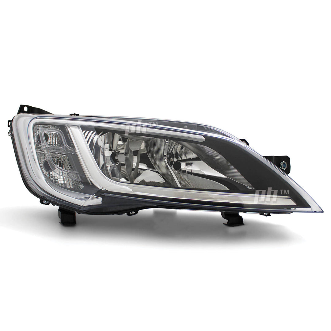 Headlights PAIR NO DRL fits Fiat Ducato Van & Motorhome 05/2014-