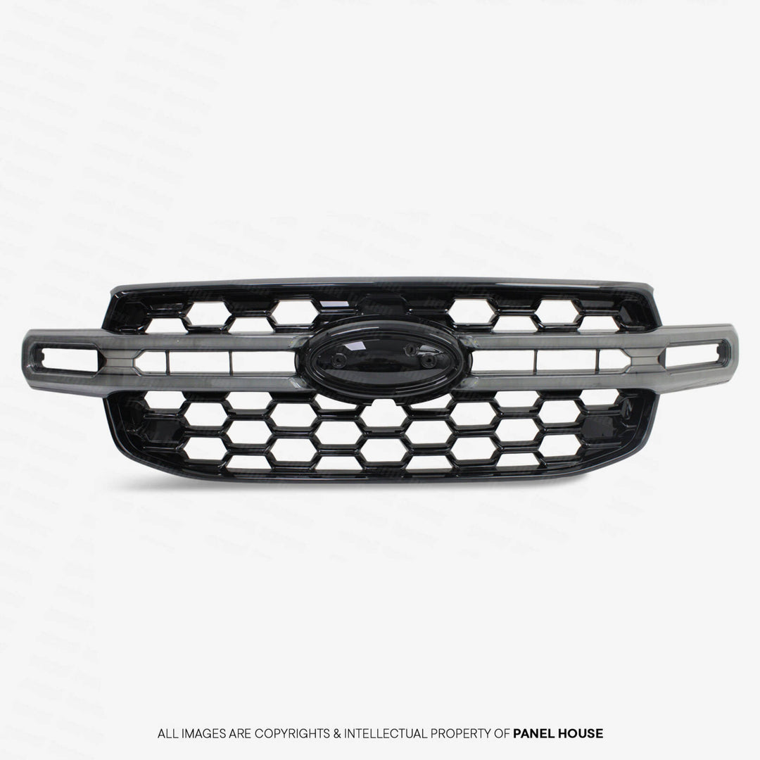 LED Halo Grill Gloss Black fits Ford Ranger Next Gen T9 2022- 2025 XLT Sport Wildtrak