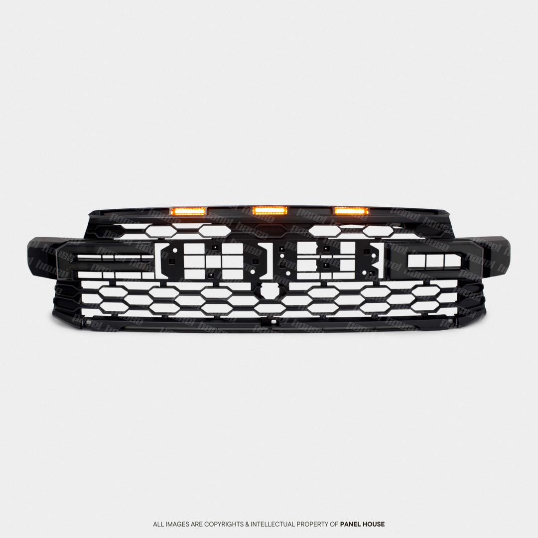 Grill Upgrade with DRL Light Up Letters fits Ford Ranger Raptor T9 2022-