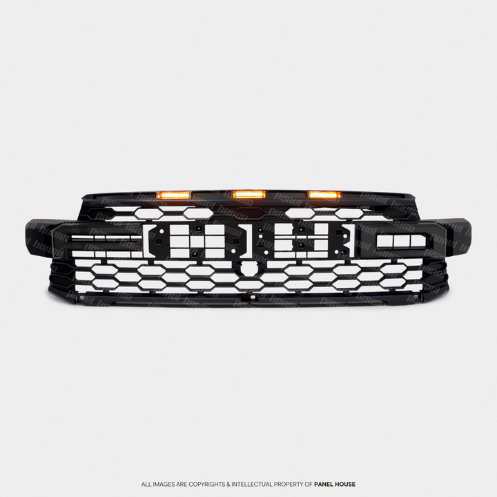 Grill Upgrade with DRL Light Up Letters fits Ford Ranger Raptor T9 2022-