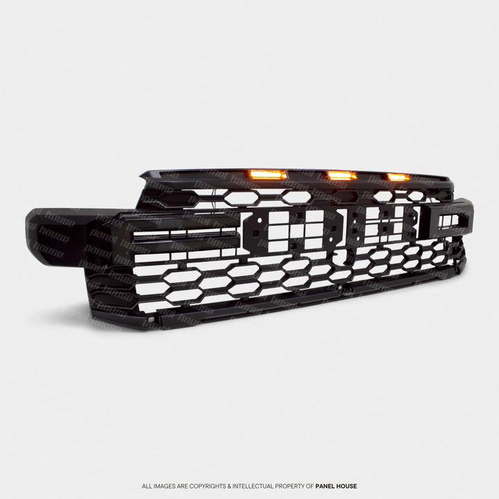 Grill Upgrade with DRL Light Up Letters fits Ford Ranger Raptor T9 2022-