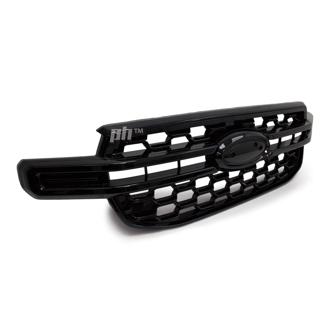 Grill Gloss BLACK Nightrider Style DRL Fits Ford Ranger Next Gen T9 2022-