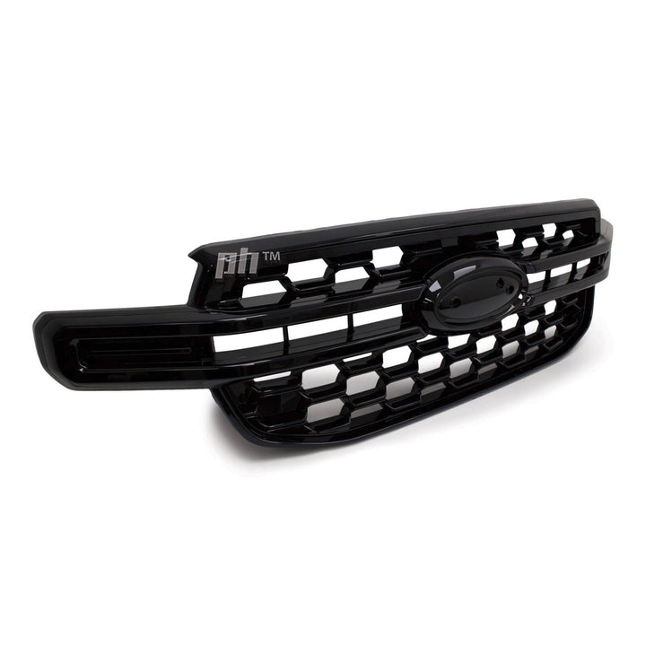 Grill Gloss BLACK Nightrider Style DRL Fits Ford Ranger Next Gen T9 2022-