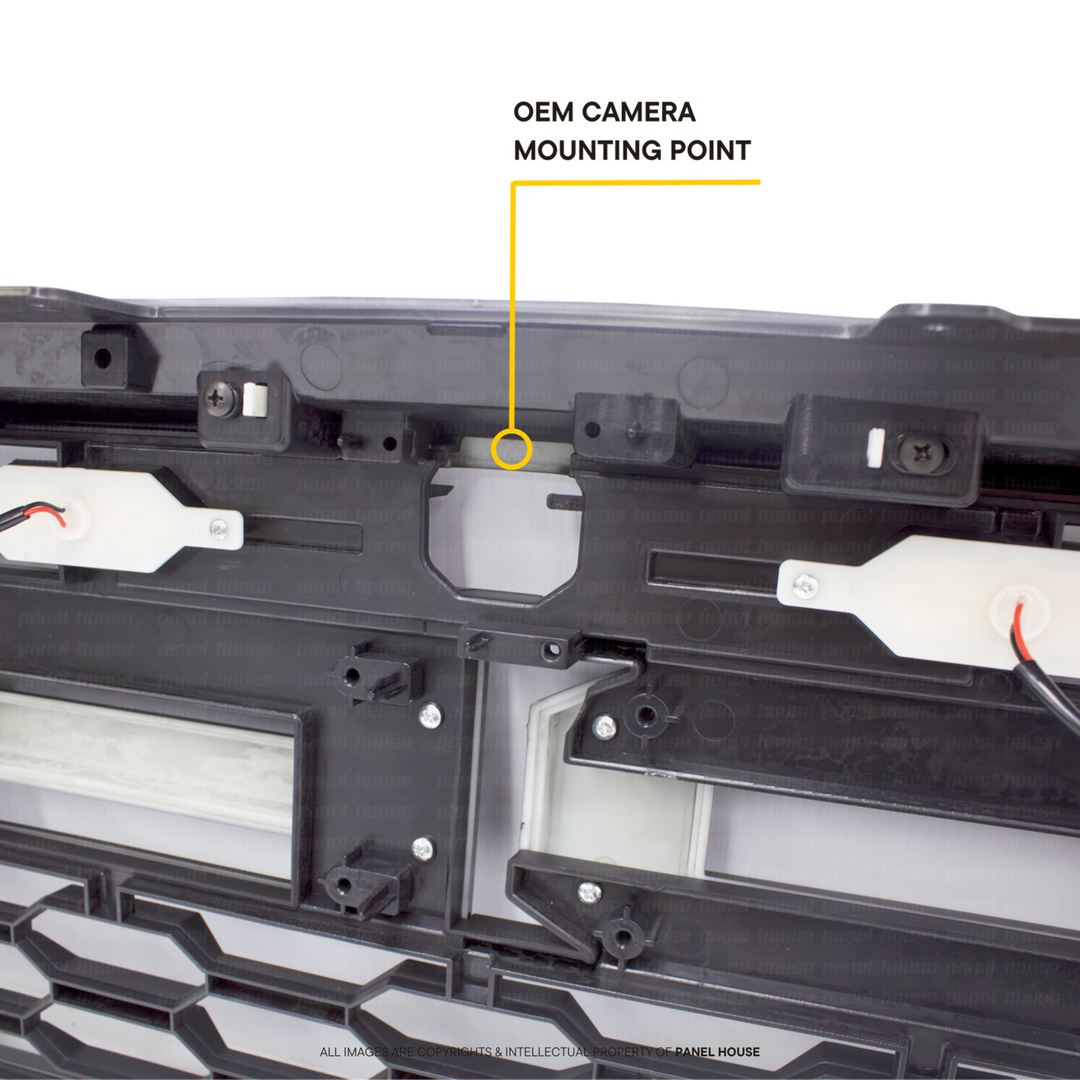 Black F Style Grill With Amber LED fits Ford Ranger RAPTOR Next Gen T9 2022-