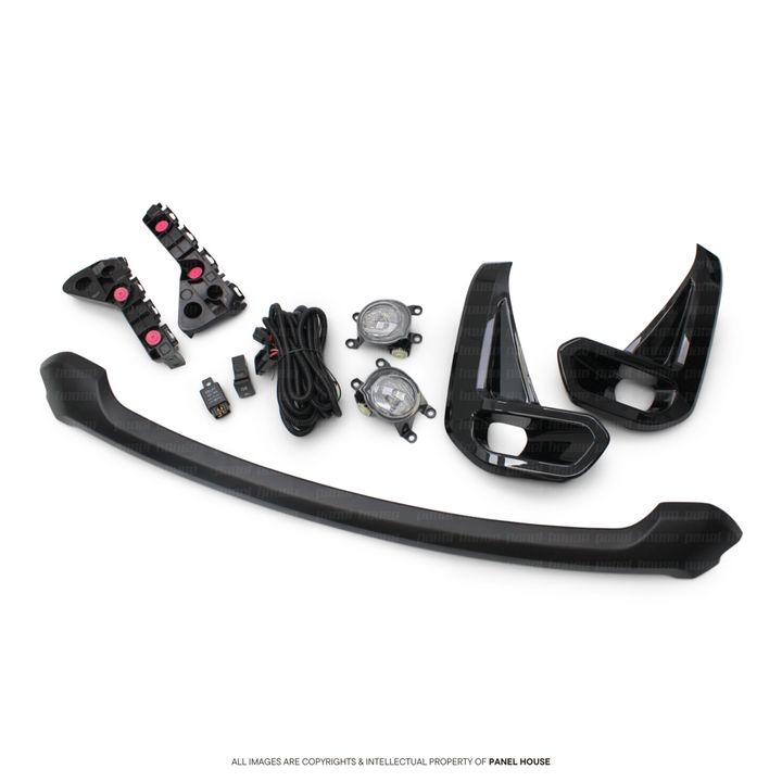 Fog Light Kit Complete Fits Toyota Hilux N70 02/2005 - 07/2008