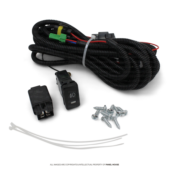 Fog Light Kit Complete Fits Toyota Hilux N70 02/2005 - 07/2008