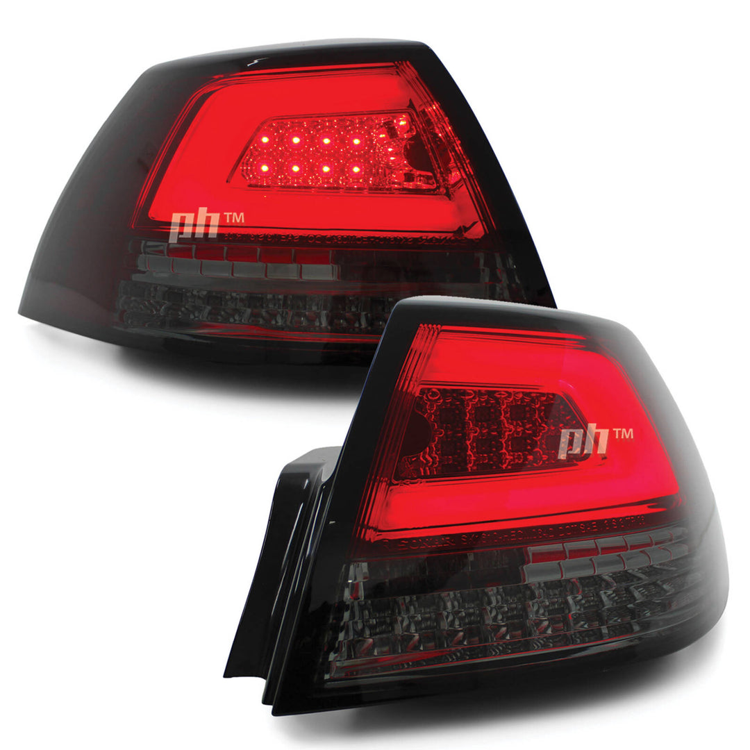 Smoked LED Sequential Tail Lights Fits Holden Commodore VE Sedan 2006 - 2013