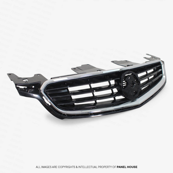 Upper Grill BLACK With Mould fits Holden Commodore VF Series 1 SS SSV SV6 2013 - 2015