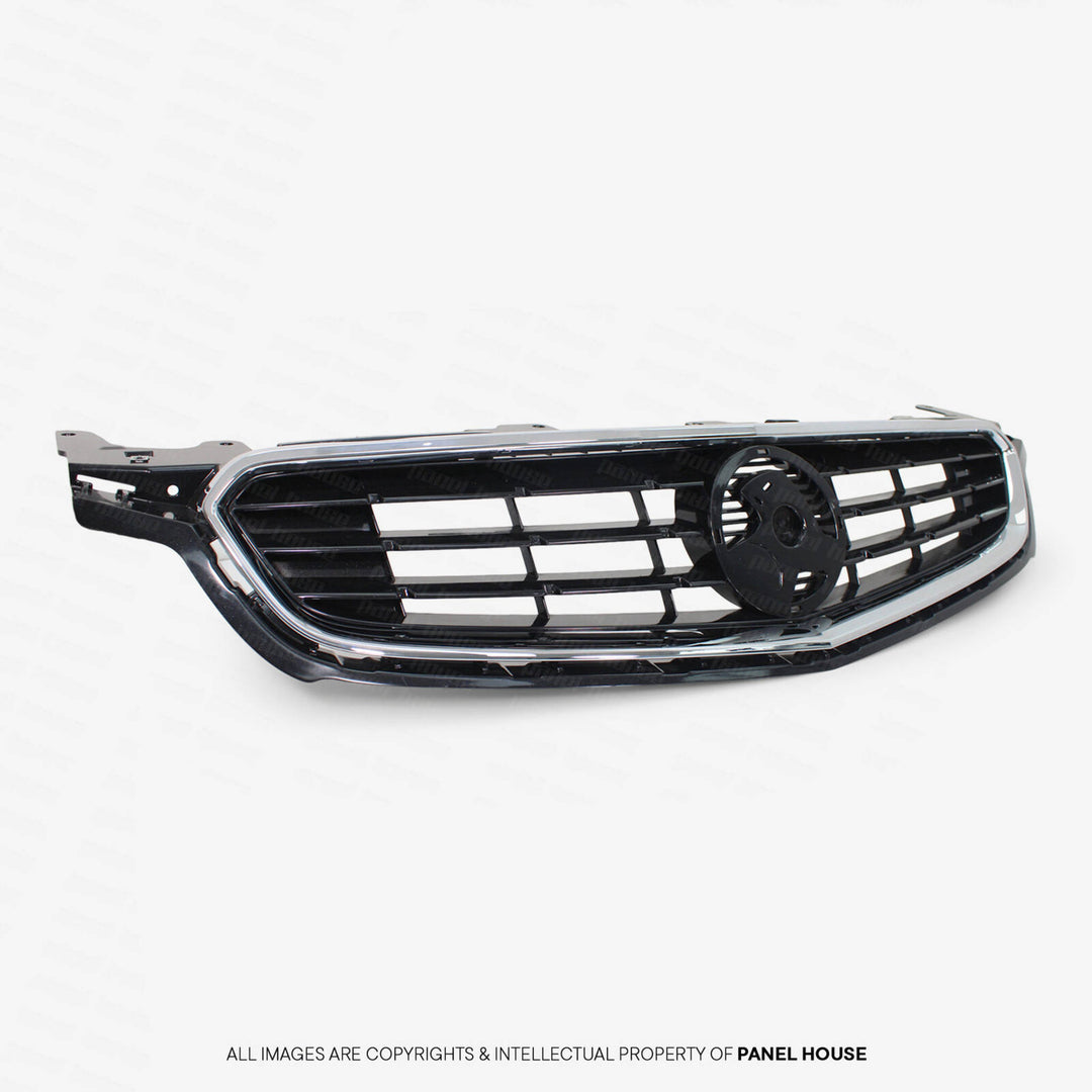 Upper Grill BLACK With Mould fits Holden Commodore VF Series 1 SS SSV SV6 2013 - 2015