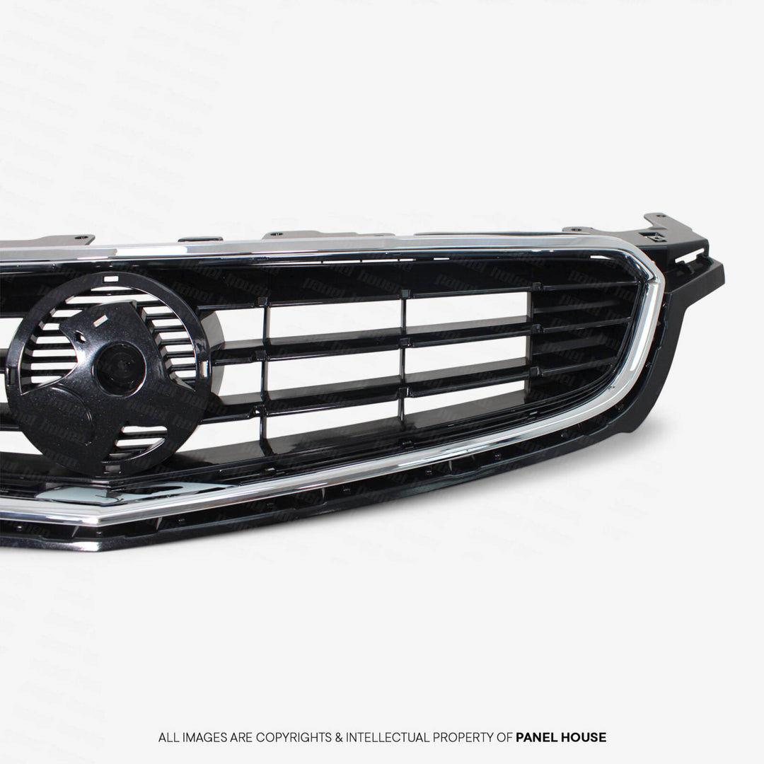 Upper Grill BLACK With Mould fits Holden Commodore VF Series 1 SS SSV SV6 2013 - 2015