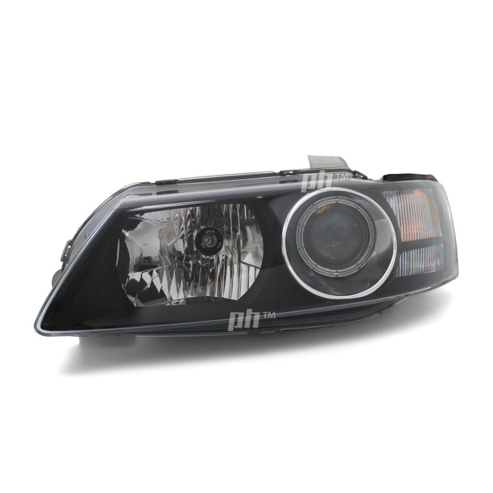 Headlights Black Projector PAIR fits Holden Commodore VY Calais HSV 2002 - 2004