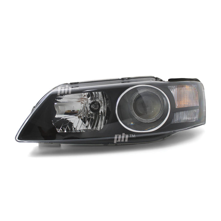 Headlights Black Projector PAIR fits Holden Commodore VY Calais HSV 2002 - 2004