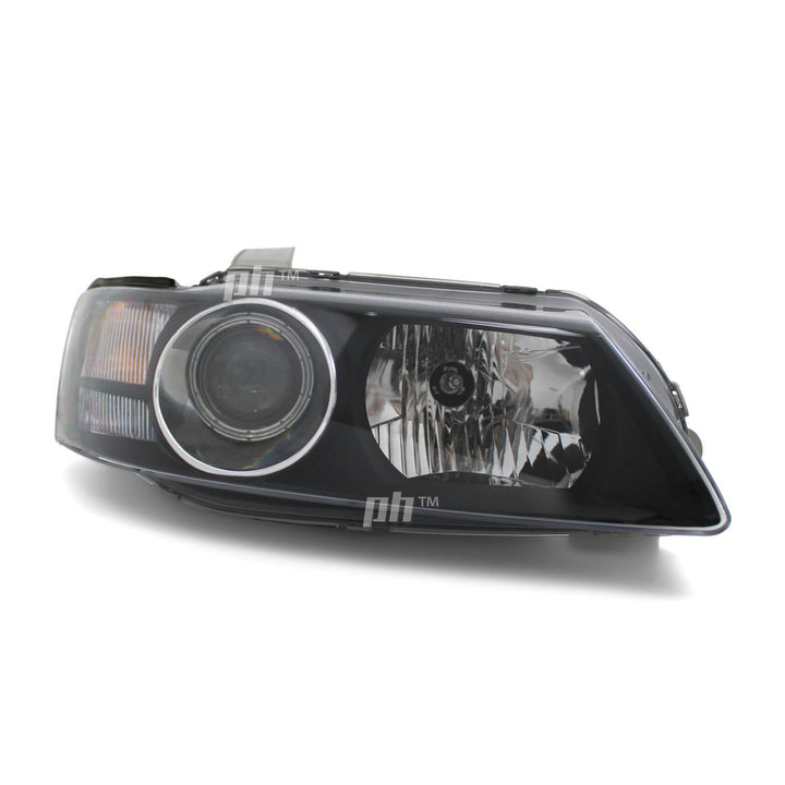Headlights Black Projector PAIR fits Holden Commodore VY Calais HSV 2002 - 2004