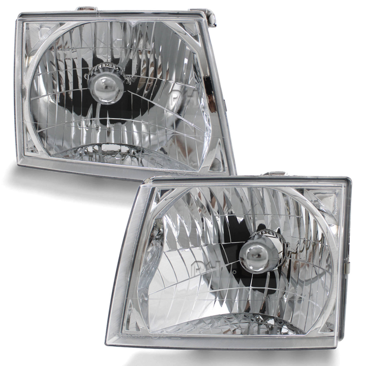 Headlights PAIR fits Ford Courier PG / PH Ute 2002 - 2006