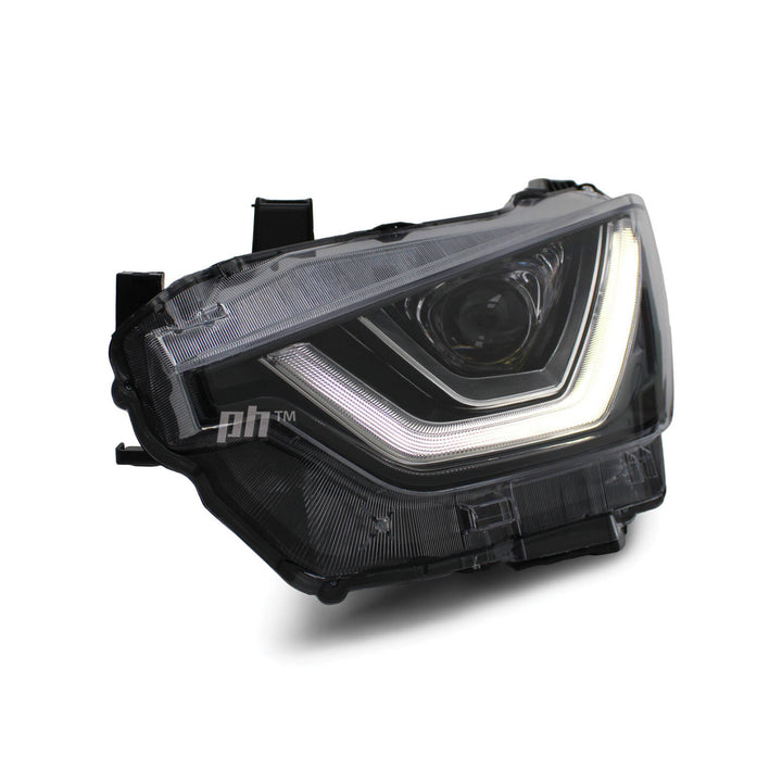 Headlights Black Projector LED DRL PAIR Fits Isuzu DMAX LS-M LS-U 2020 - 2023