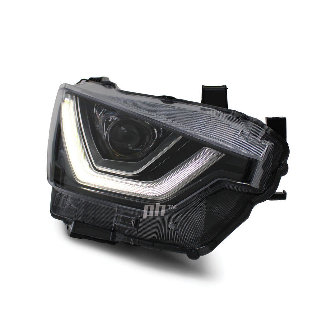 Headlights Black Projector LED DRL PAIR Fits Isuzu DMAX LS-M LS-U 2020 - 2023