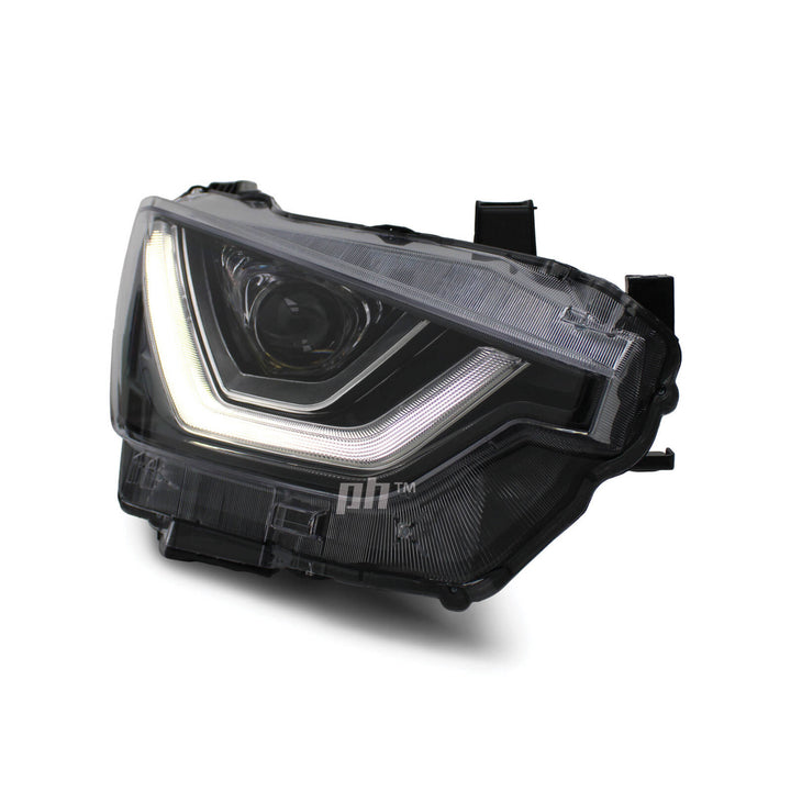 Headlights Black Projector LED DRL PAIR Fits Isuzu DMAX LS-M LS-U 2020 - 2023