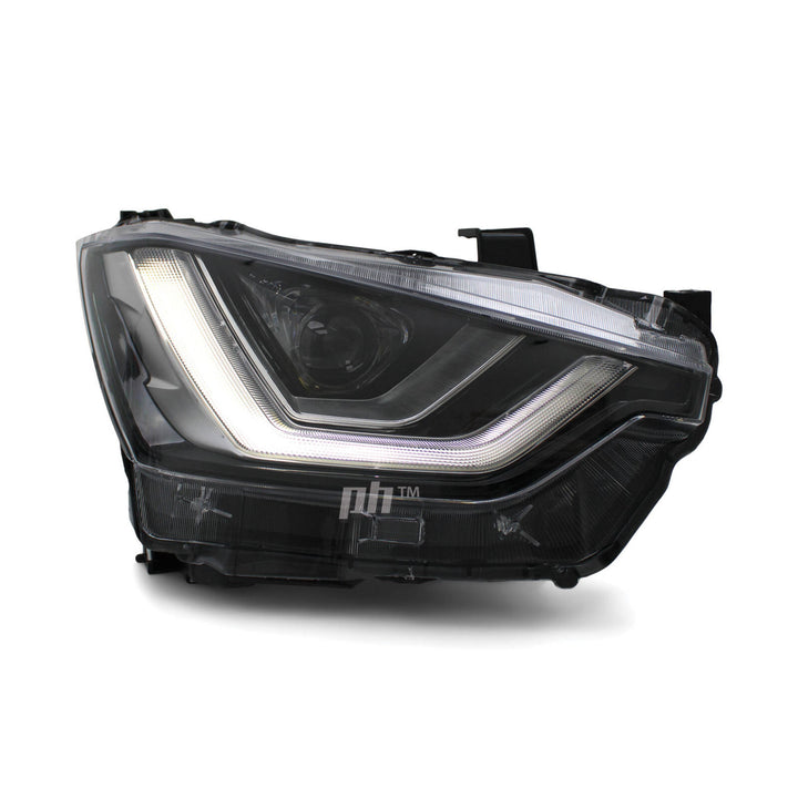 Headlights Black Projector LED DRL PAIR Fits Isuzu DMAX LS-M LS-U 2020 - 2023
