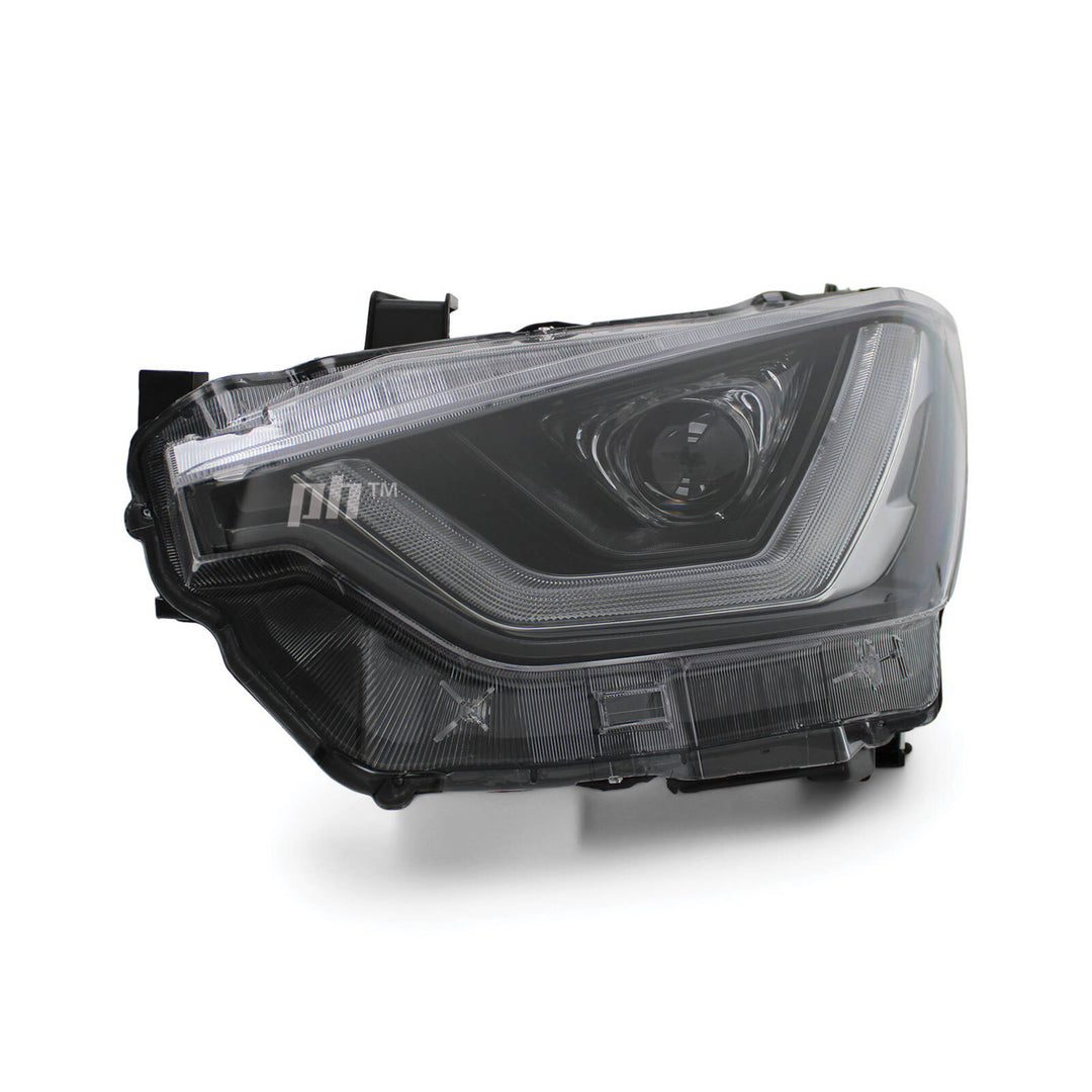 Headlights Black Projector LED DRL PAIR Fits Isuzu DMAX LS-M LS-U 2020 - 2023