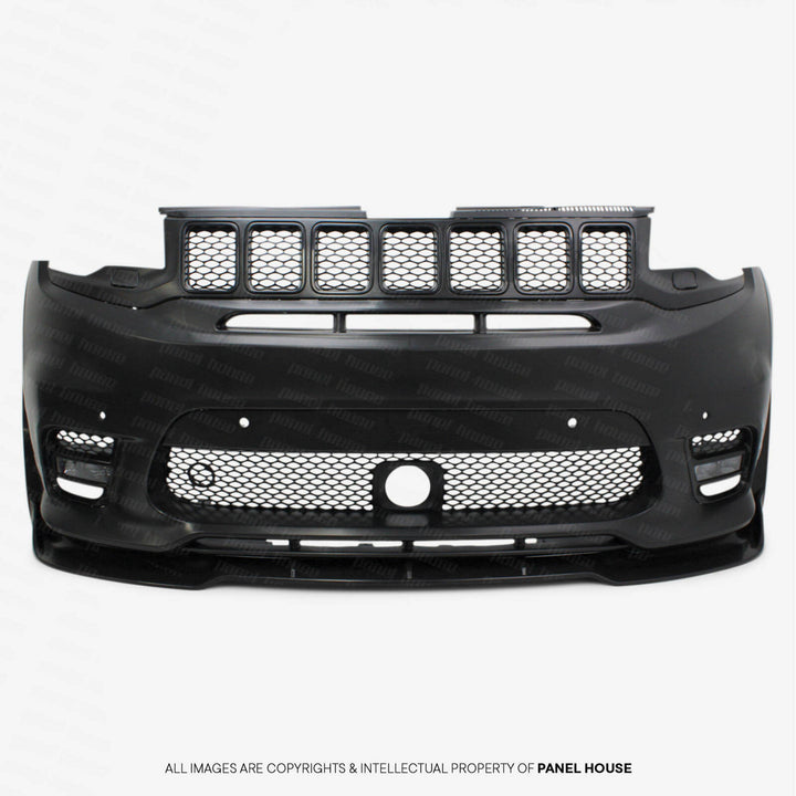 Front Bumper Bar Kit Trackhawk Style fits Jeep Grand Cherokee 2016 - 2022
