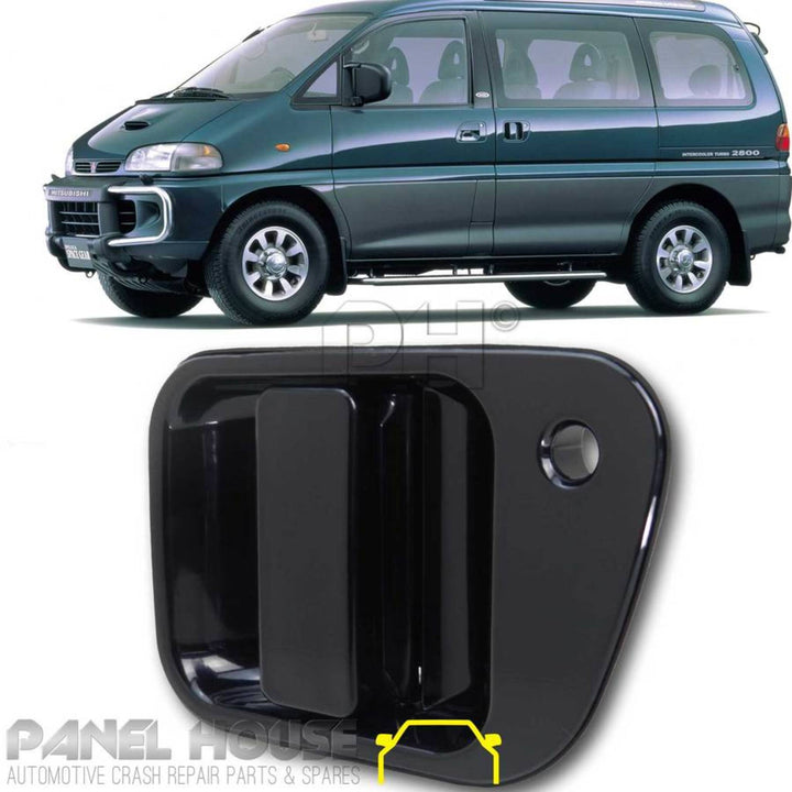 Outer Sliding Door Handle LEFT Fits Mitsubishi Starwagon WA L400 1994 - 2005
