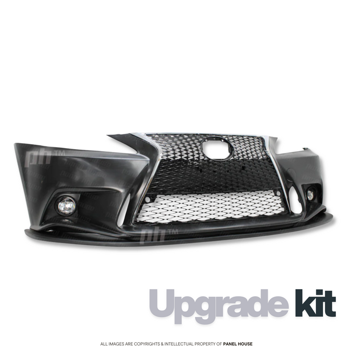 Facelift Upgrade Front Bumper Bar Kit fits Lexus IS250 IS350 2005 - 2013 Sedan Coupe