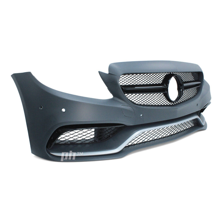 Front Bumper Bar Kit AMG C63 Style Fits Mercedes-Benz C-Class W205 2014 - 2018