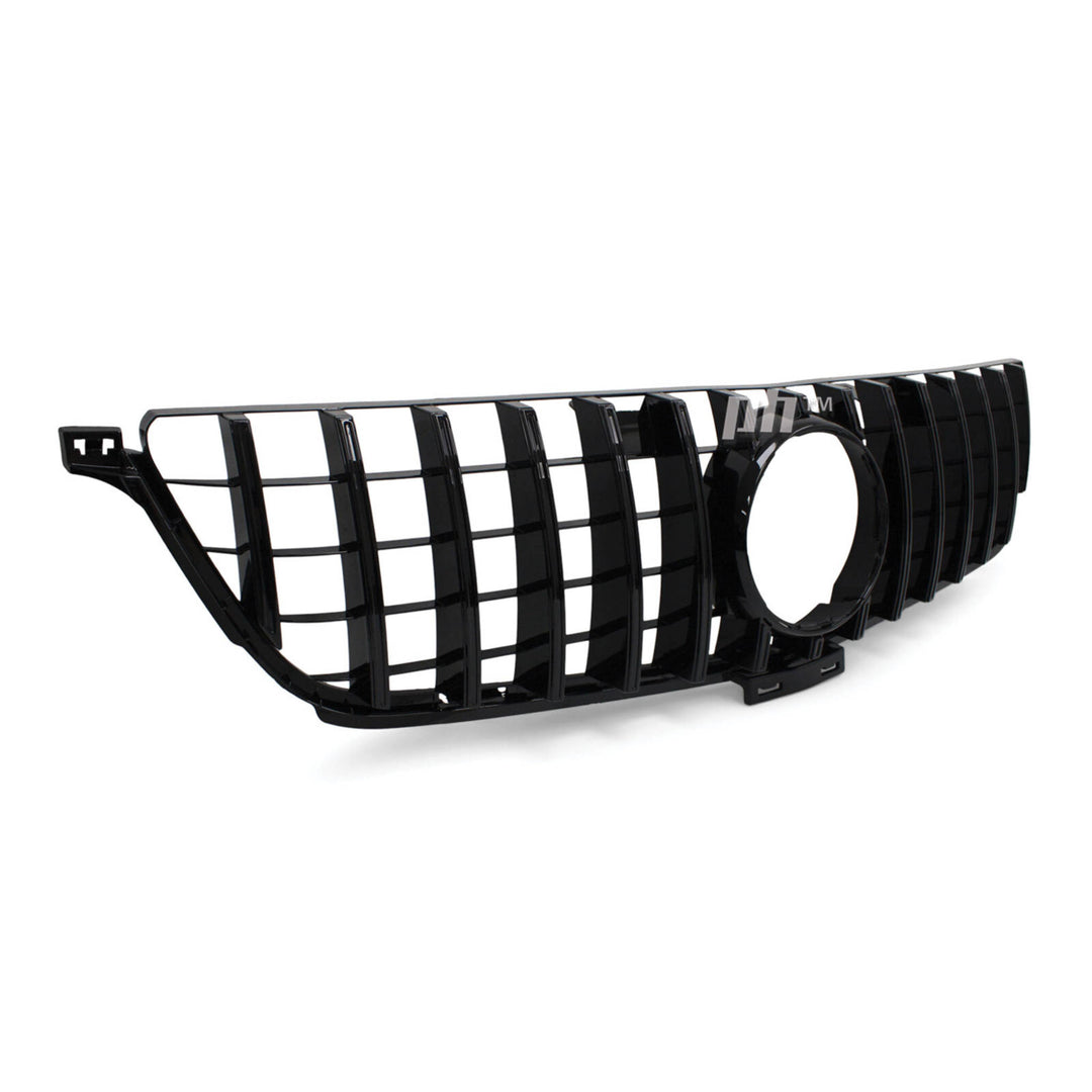 Gloss BLACK GT Style Grill fits Mercedes Benz ML W166 2012 - 2015