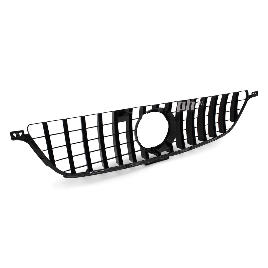 Gloss BLACK GT Style Grill fits Mercedes Benz ML W166 2012 - 2015