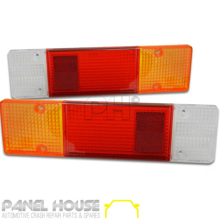 Tail Light Lenses PAIR fits Mitsubishi Triton 1986 - 2015