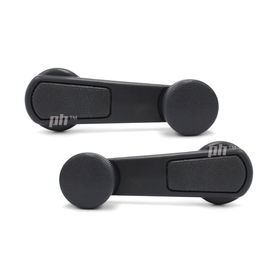 Window Winder Handles PAIR x2 GREY fits Mitsubishi L300 Express Van 1986 - 2013